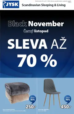 Náhled nabídky: JYSK Black Friday platný od 03.11.2025