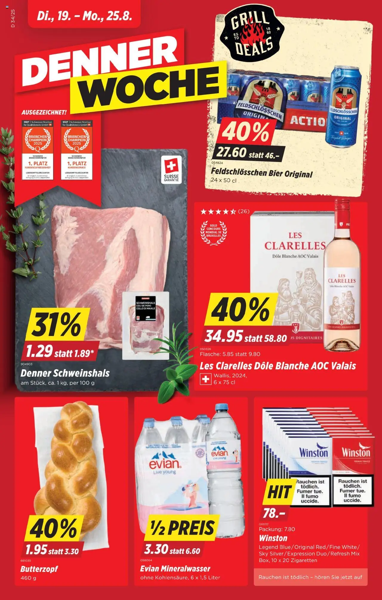 Denner Aktionen ab 19.08.2025 - Seitennummer 1