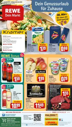 Vorschau von dem Prospekt des Geschäftes Rewe, gültig ab dem 01.03.2026