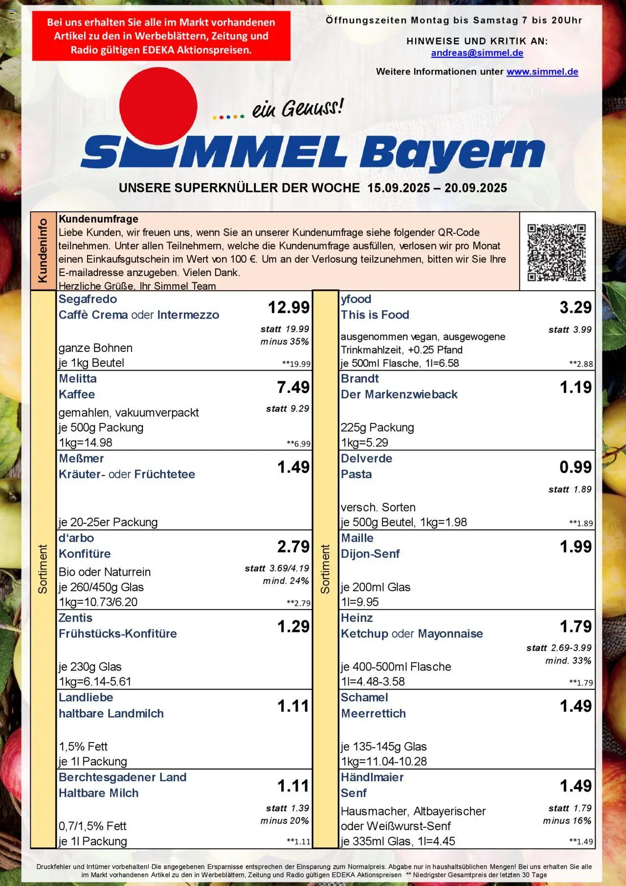 Simmel Bayern (vom 15.09.2025 - 20.09.2025)