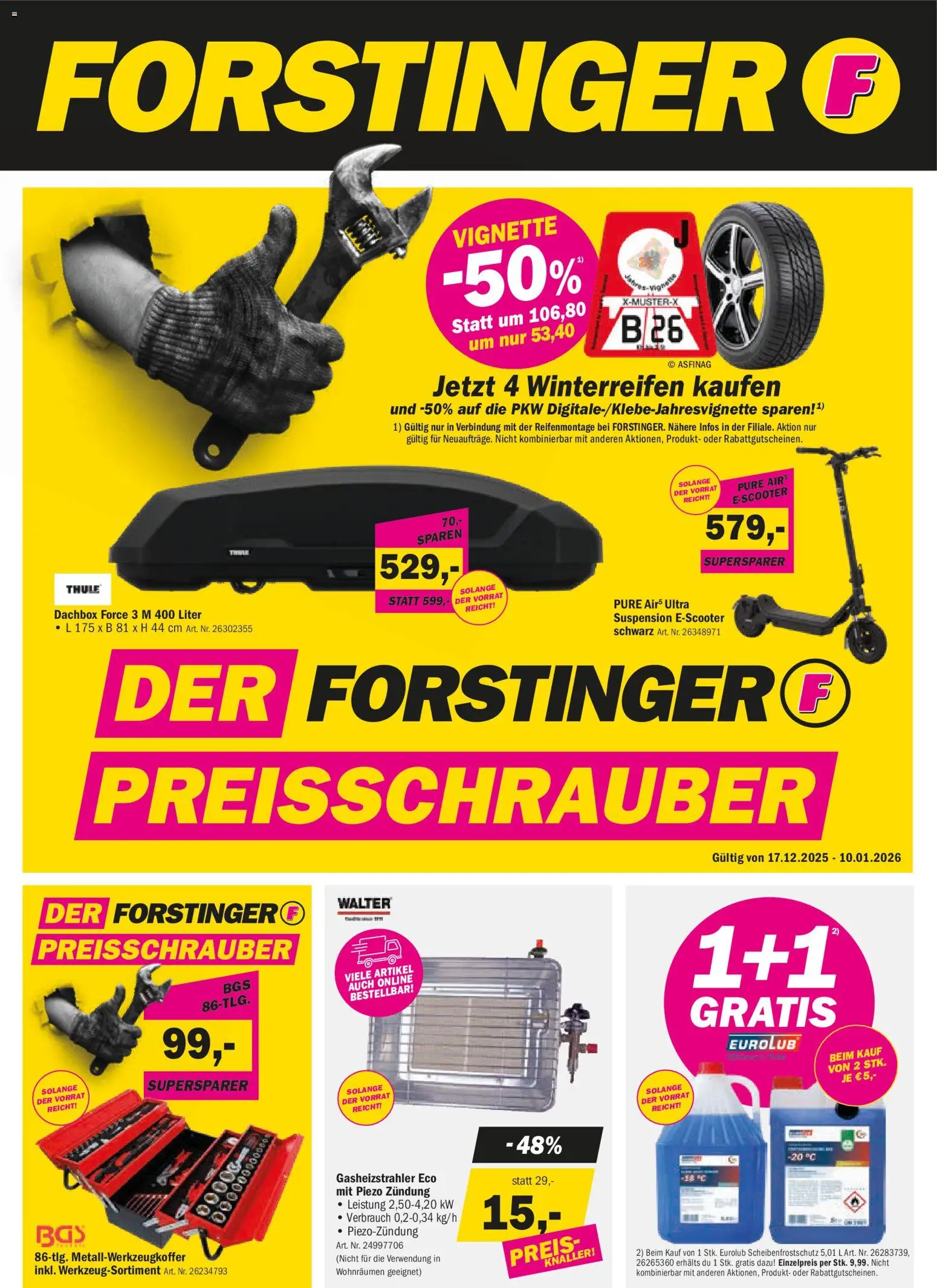 Vorschau der Angebote: Forstinger Flugblatt gültig ab 17.12.2025