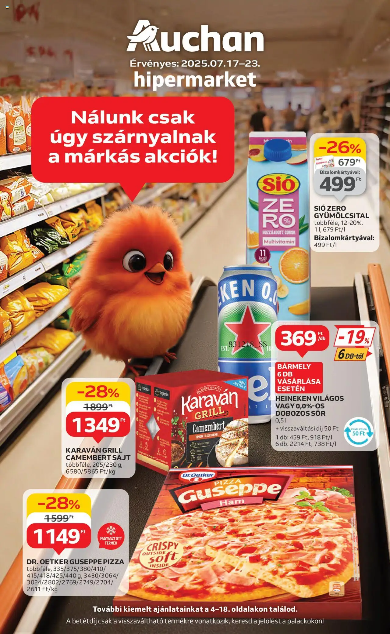 Auchan aktuális szórólap, érvényes 2025.07.17.-től - 1 oldal