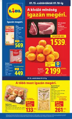 Lidl - Akciós újság Lidl megtekintése, amely érvényes 2026.01.15.-től