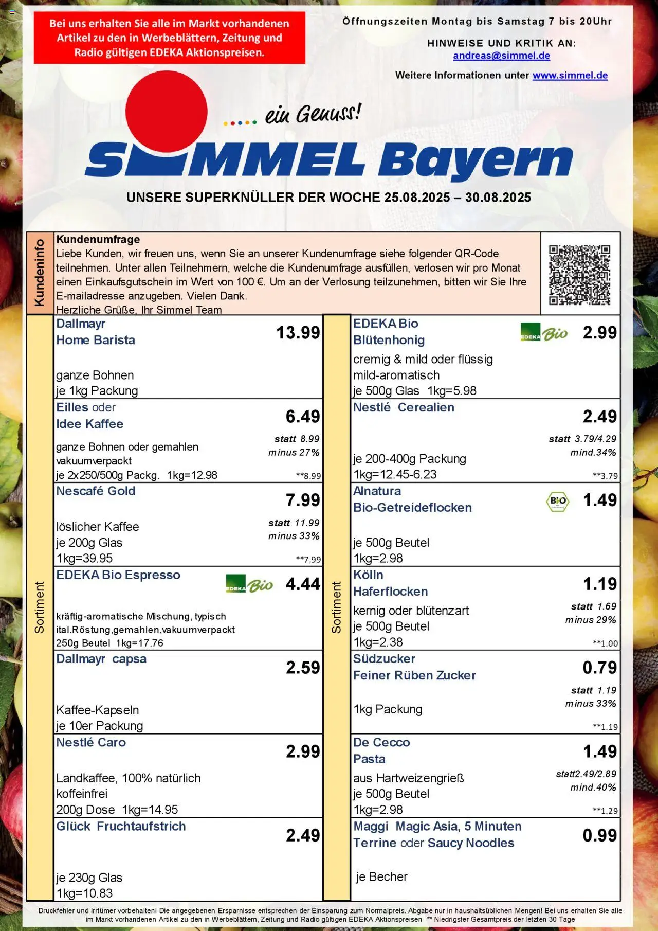 Simmel Bayern (vom 25.08.2025 - 30.08.2025)
