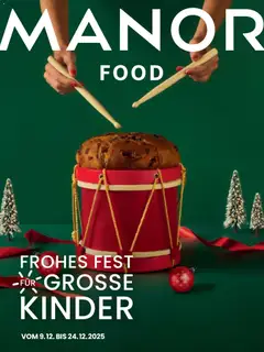 Vorschau des Merkblatts Aktionen Frohes Fest für Grosse Kinder vom Shop Manor gültig von 09.12.2025 bis 24.12.2025