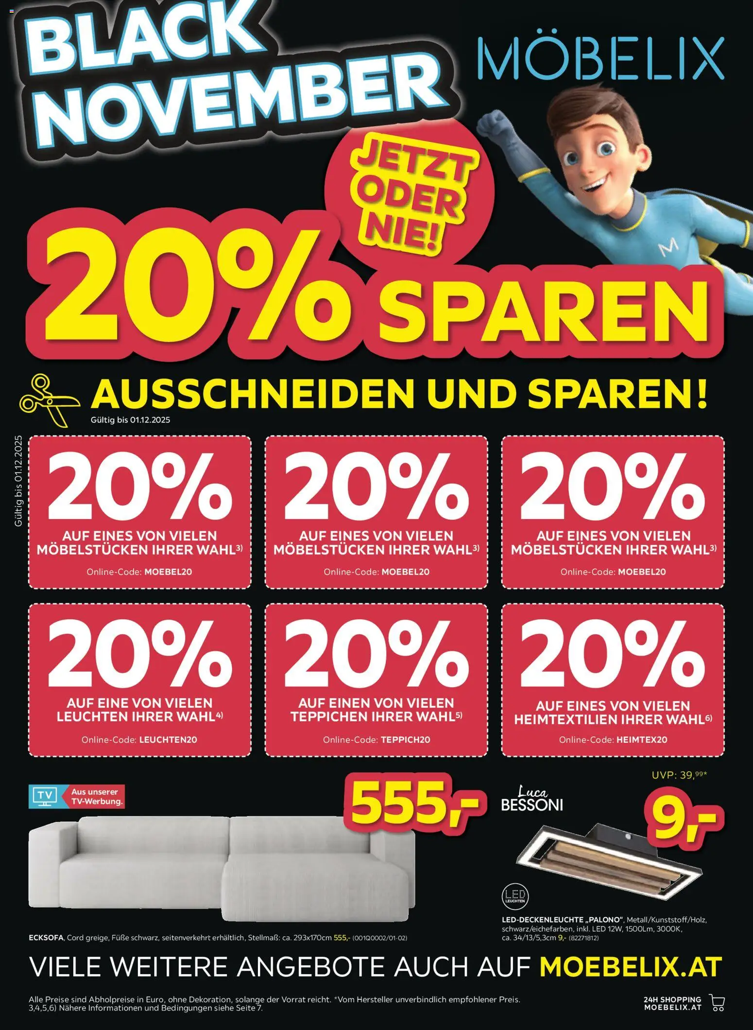 Vorschau der Angebote: Möbelix Black Friday gültig ab 24.11.2025