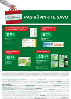 EUROVAISTINĖ parduotuvės leidinio Leidinys galiojančio nuo 2025.11.01 peržiūra | puslapis: 10