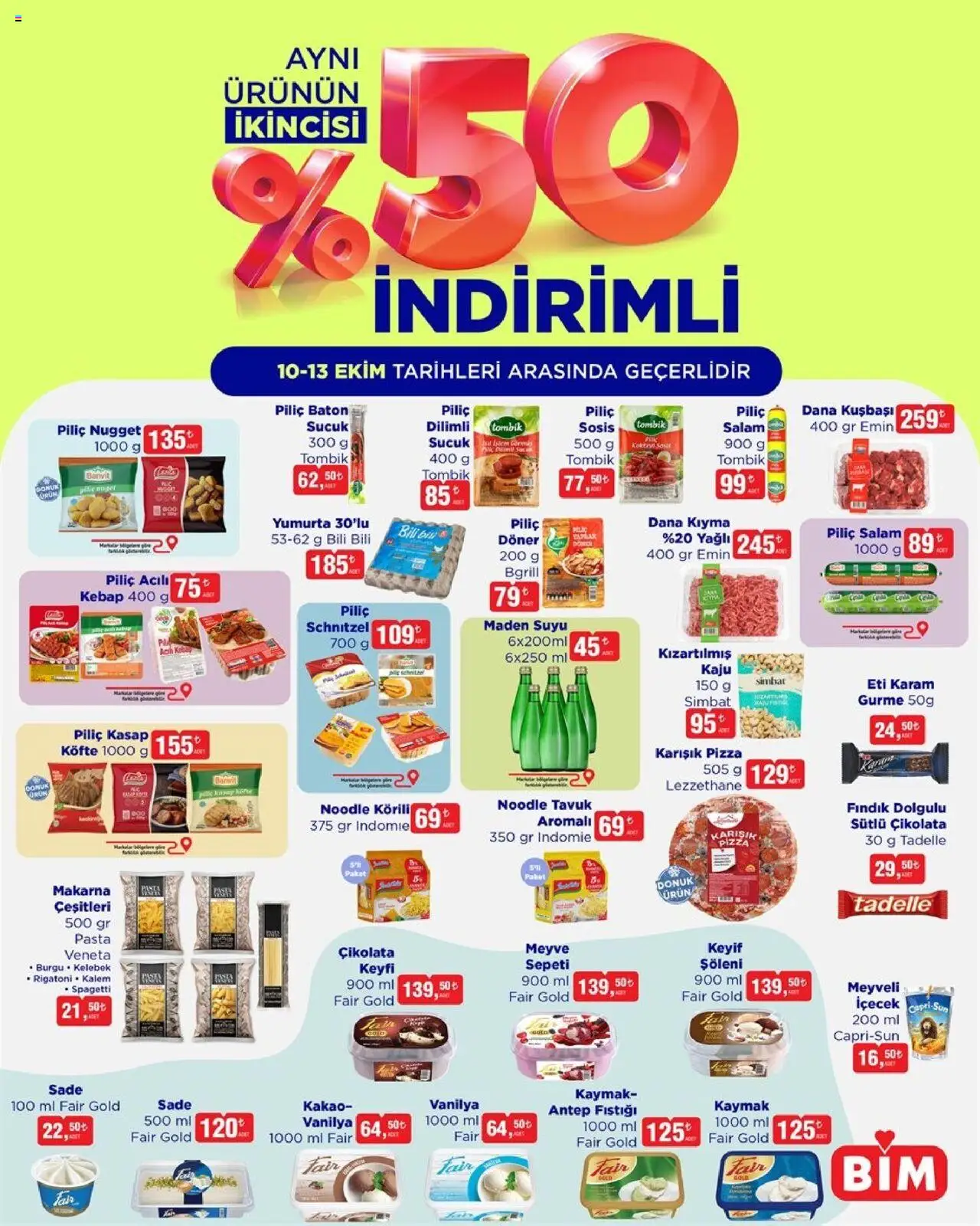 BİM Katalog bu hafta (10 Ekim 2025) - Aktüel Broşür - Sayfa numarası 1