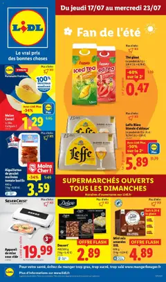 Prévisualisation de Profitez d'une sélection de produits Lidl pour des repas ensoleillés à prix minis ! du magasin LIDL formulaire valide 16/07/2025