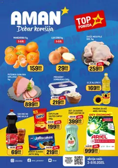 Pregled Aman kataloga - važi od 03.10.2025