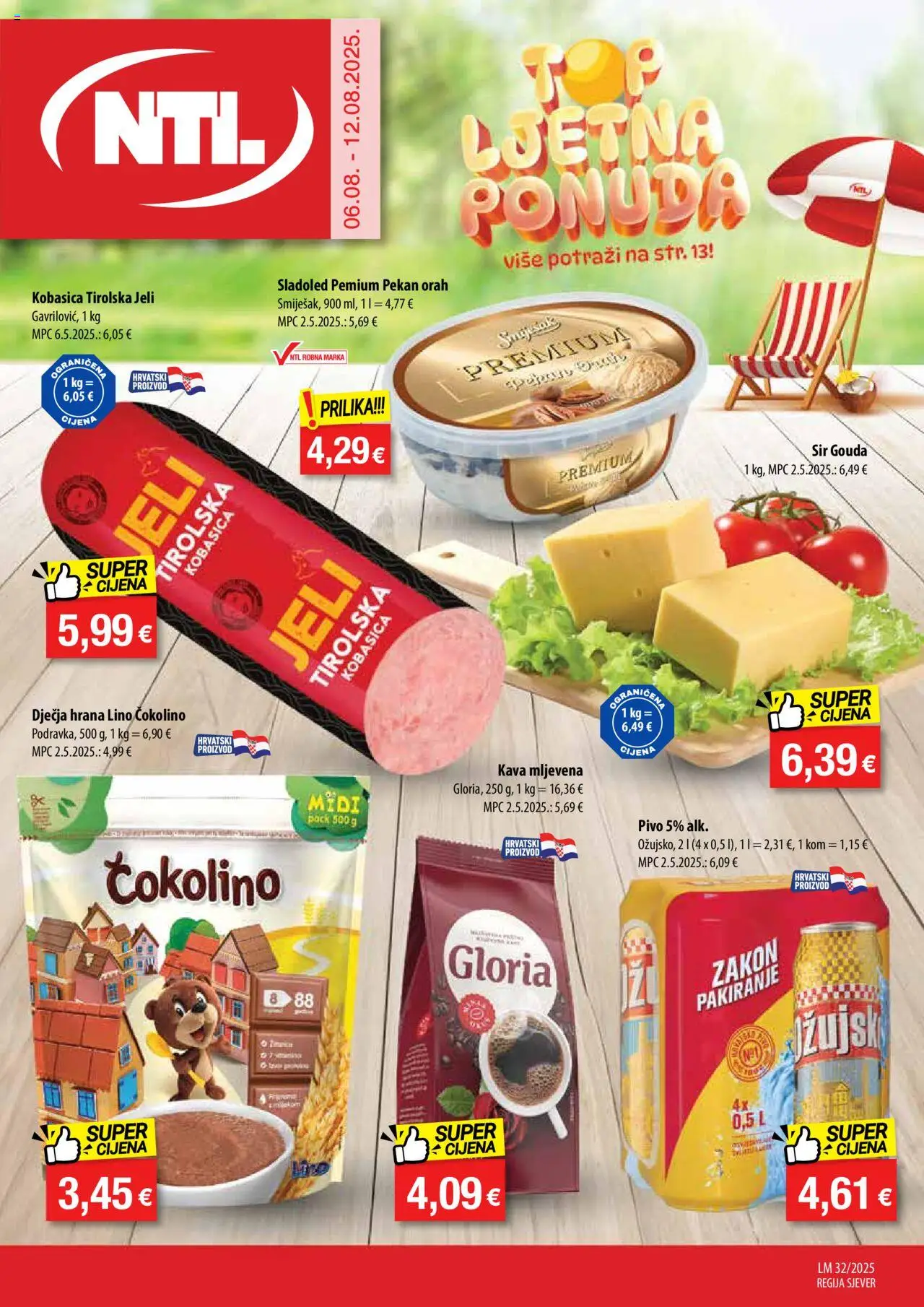 NTL aktualni Katalog vrijedi od 06.08.2025 - tjedna akcija broj stranice 1