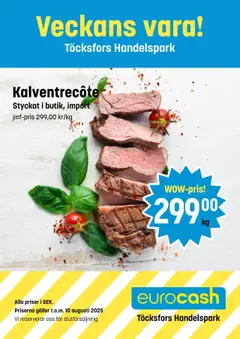 Forhåndsvis Veckans vara! fra butikk EuroCash gyldig fra 04/08/2025