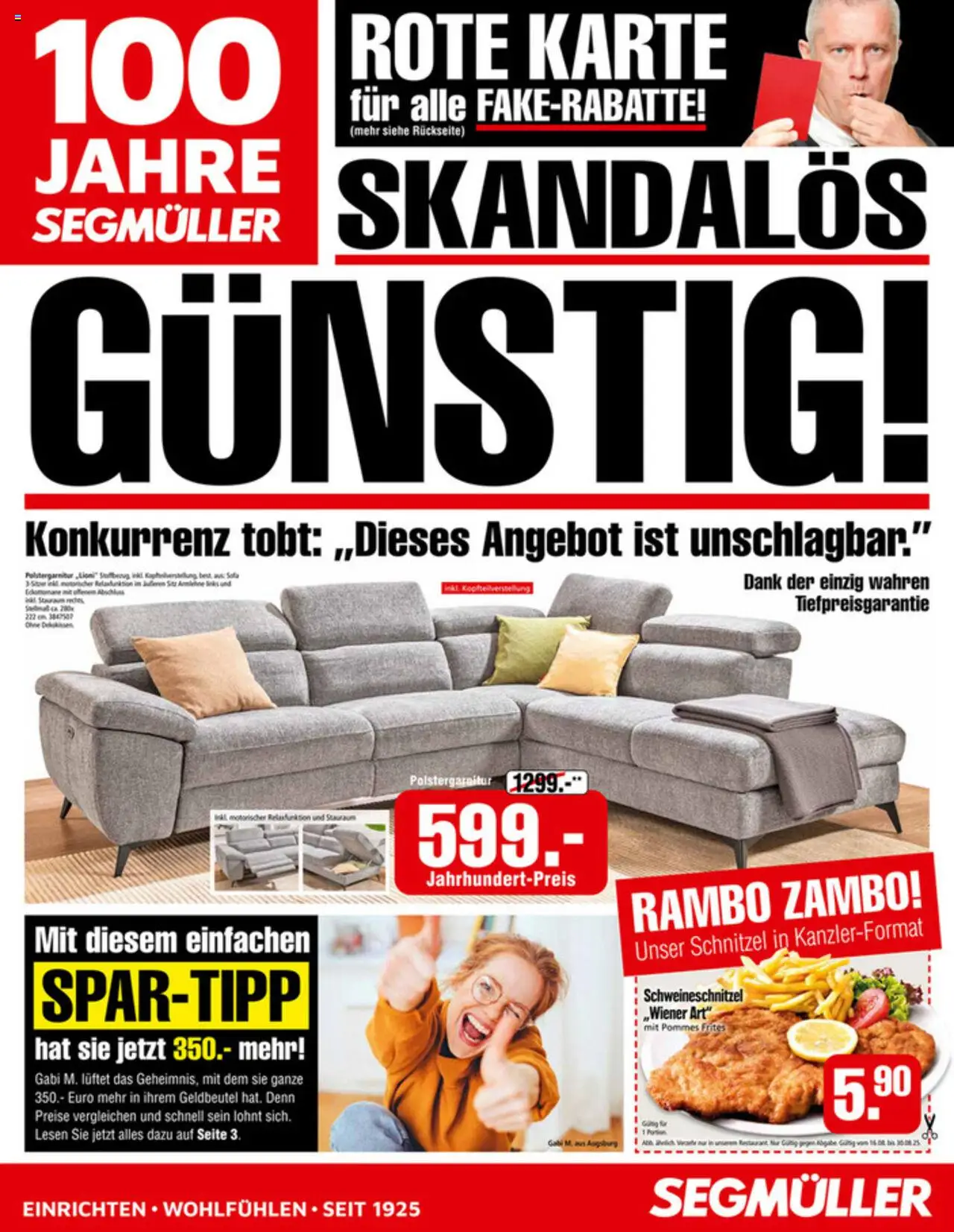 Segmüller Skandalös günstig (vom 16.08.2025 - 30.08.2025)