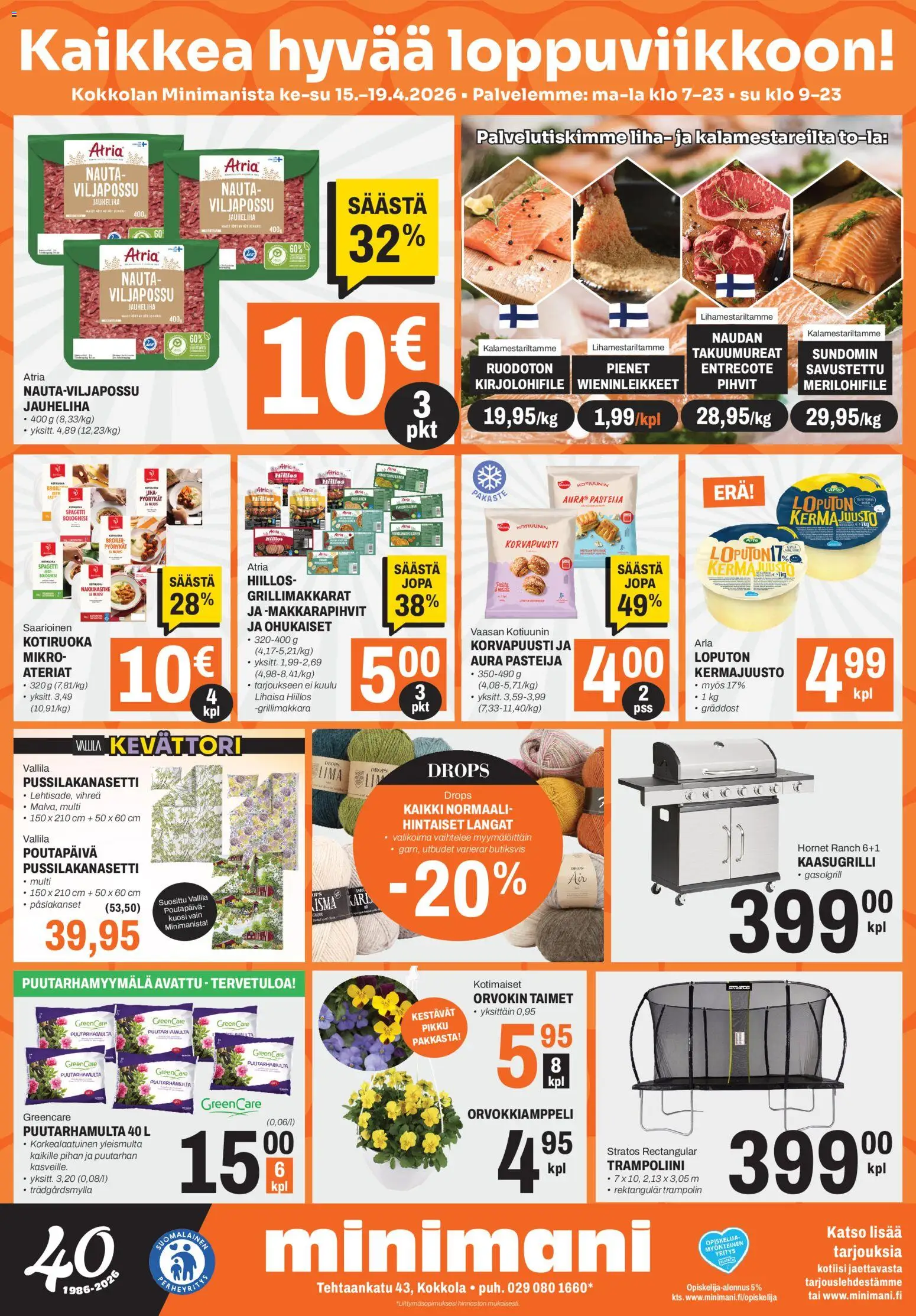 Kaupan Minimani Minimani tarjoukset - Kokkola esikatselu, voimassa 15/04/2026