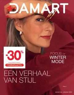 Voorbeeld van Folder van winkel Damart geldig vanaf 01/10/2025