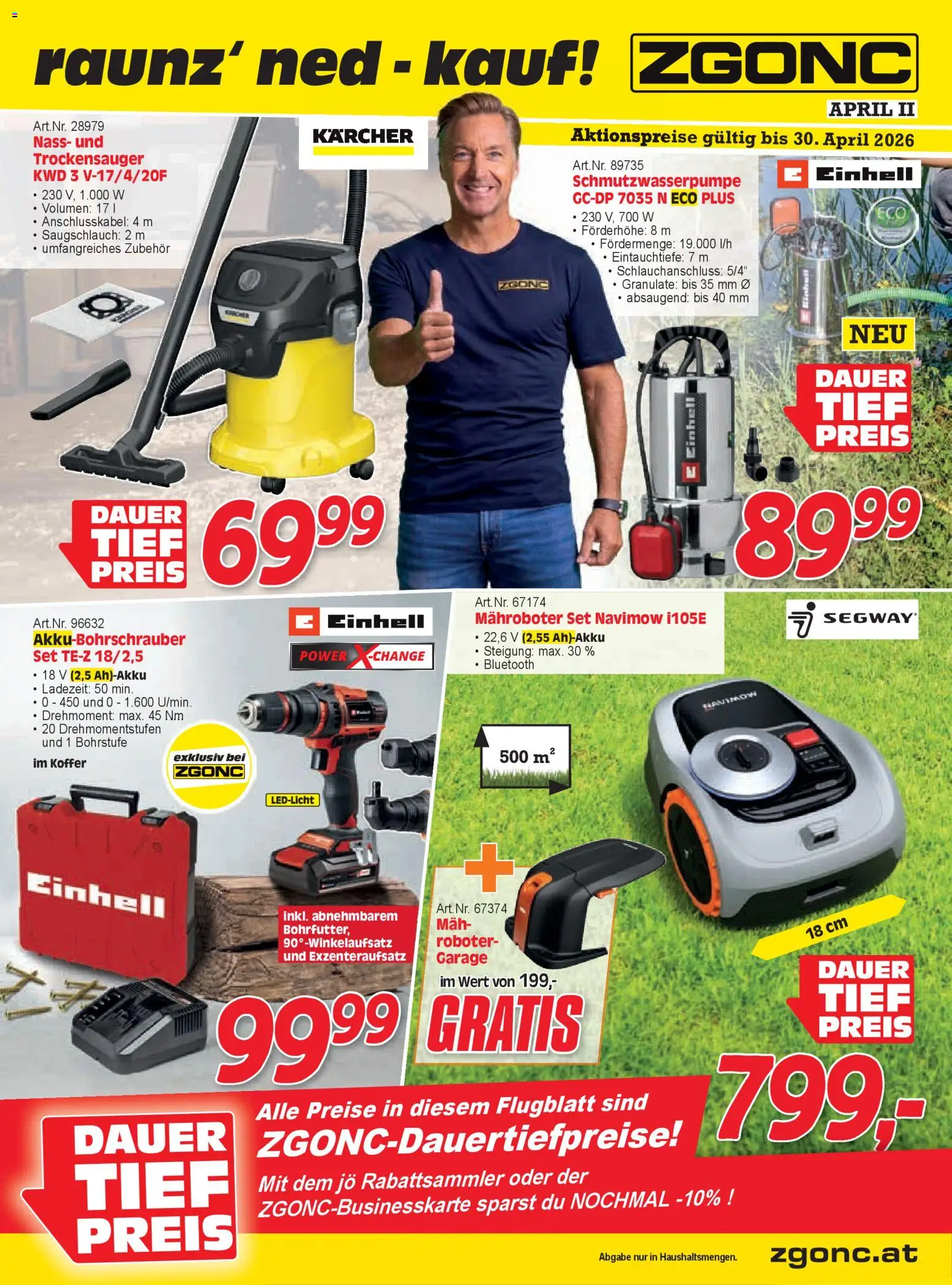 Vorschau der Angebote: Zgonc Zgonc Flugblatt April II 2026 gültig ab 14.04.2026