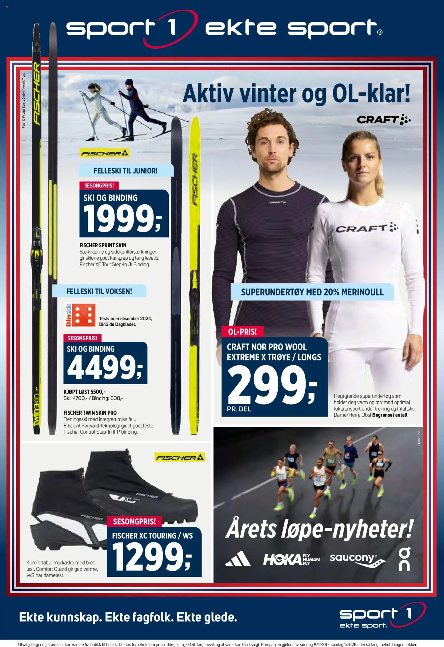 Forhåndsvis Kundeavis fra butikk Sport 1 gyldig fra 08/01/2026