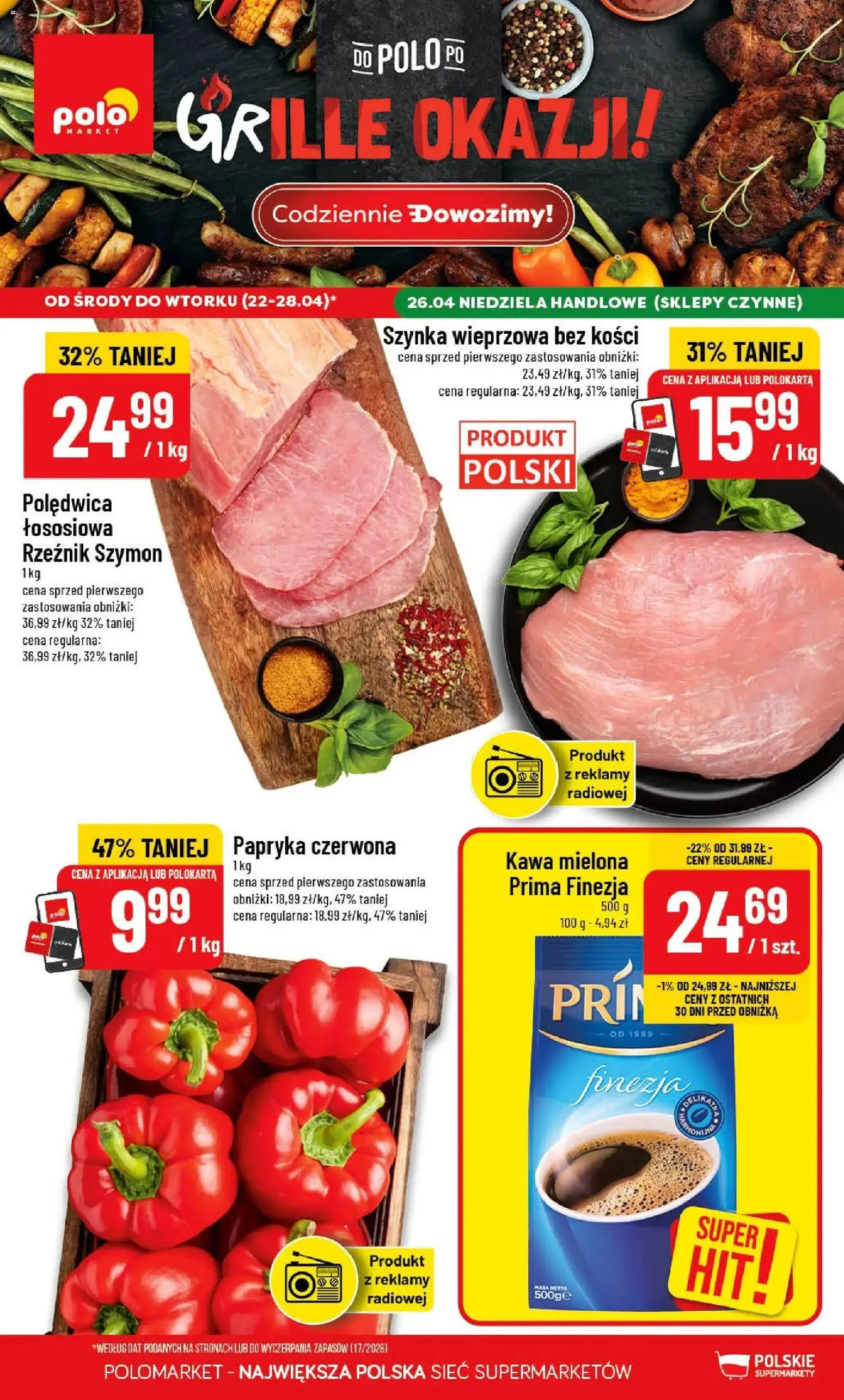 Pogląd gazetki "POLOmarket gazetka" ze sklepu POLOmarket ważnej od 22.04.2026