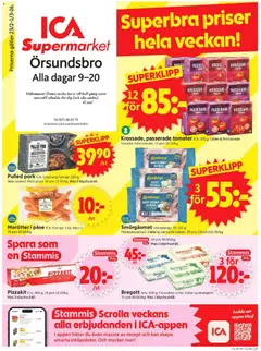 Förhandsgranska reklamblad Örsundsbro från butik ICA Supermarket gäller från 23/02/2026