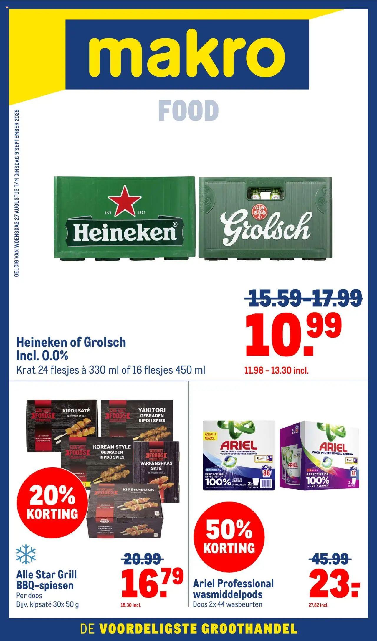 Makro shop Folder geldig vanaf 27-08-2025 - Paginanummer 1