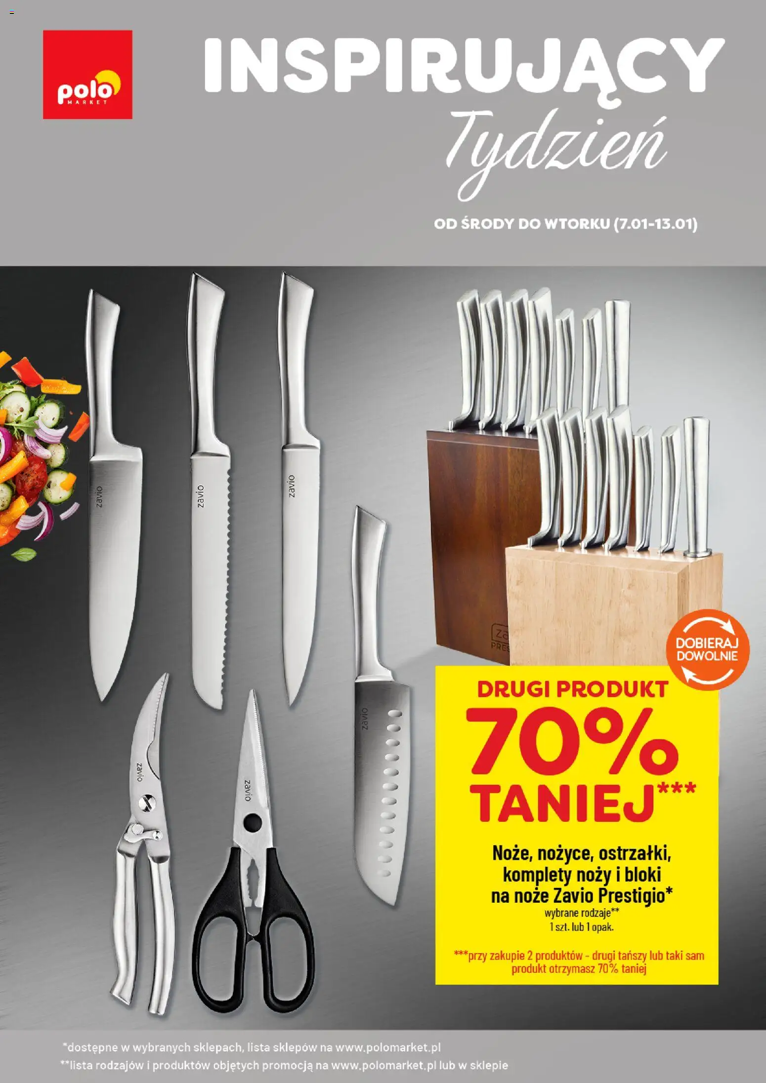 Pogląd gazetki "Inspirujący Tydzień" ze sklepu POLOmarket ważnej od 07.01.2026 - Noże