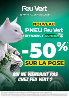 Prévisualisation de Feu Vert catalogue du magasin Feu Vert formulaire valide 25/03/2026