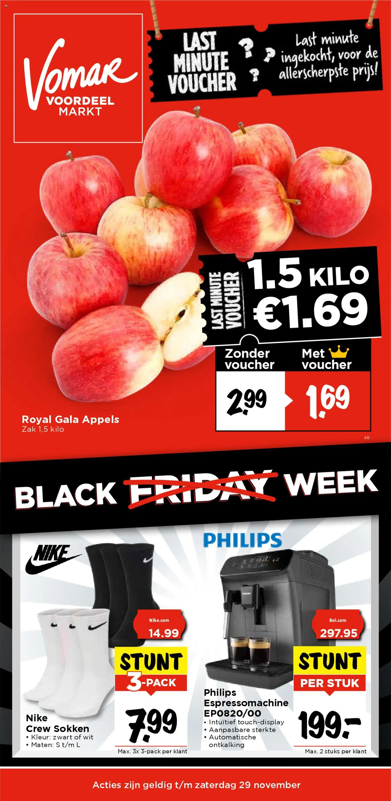 Voorbeeld van Black Friday van winkel Vomar geldig vanaf 26-11-2025