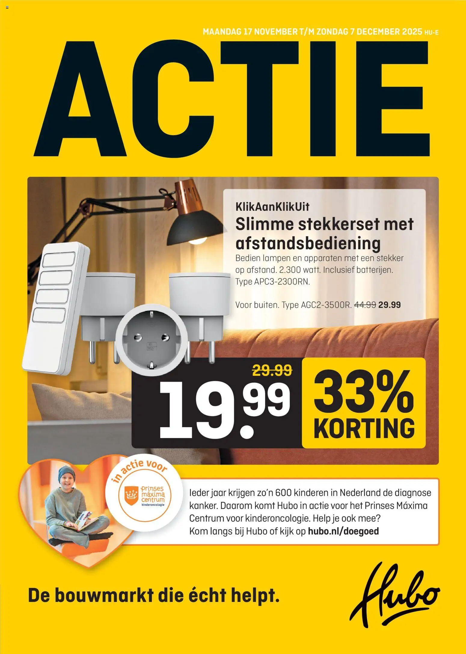 Voorbeeld van Folder van winkel Hubo geldig vanaf 17-11-2025