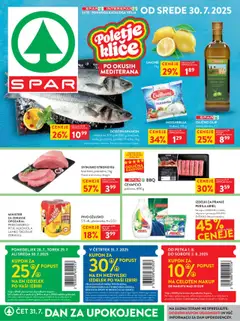 Predogled kataloga iz trgovine Spar veljaven od 30.07.2025