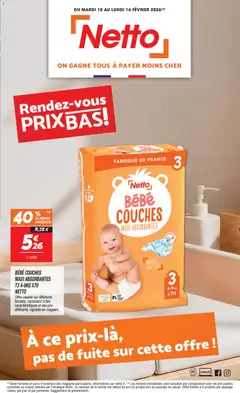 Prévisualisation de Rendez-vous prix bas du magasin Netto formulaire valide 10/02/2026