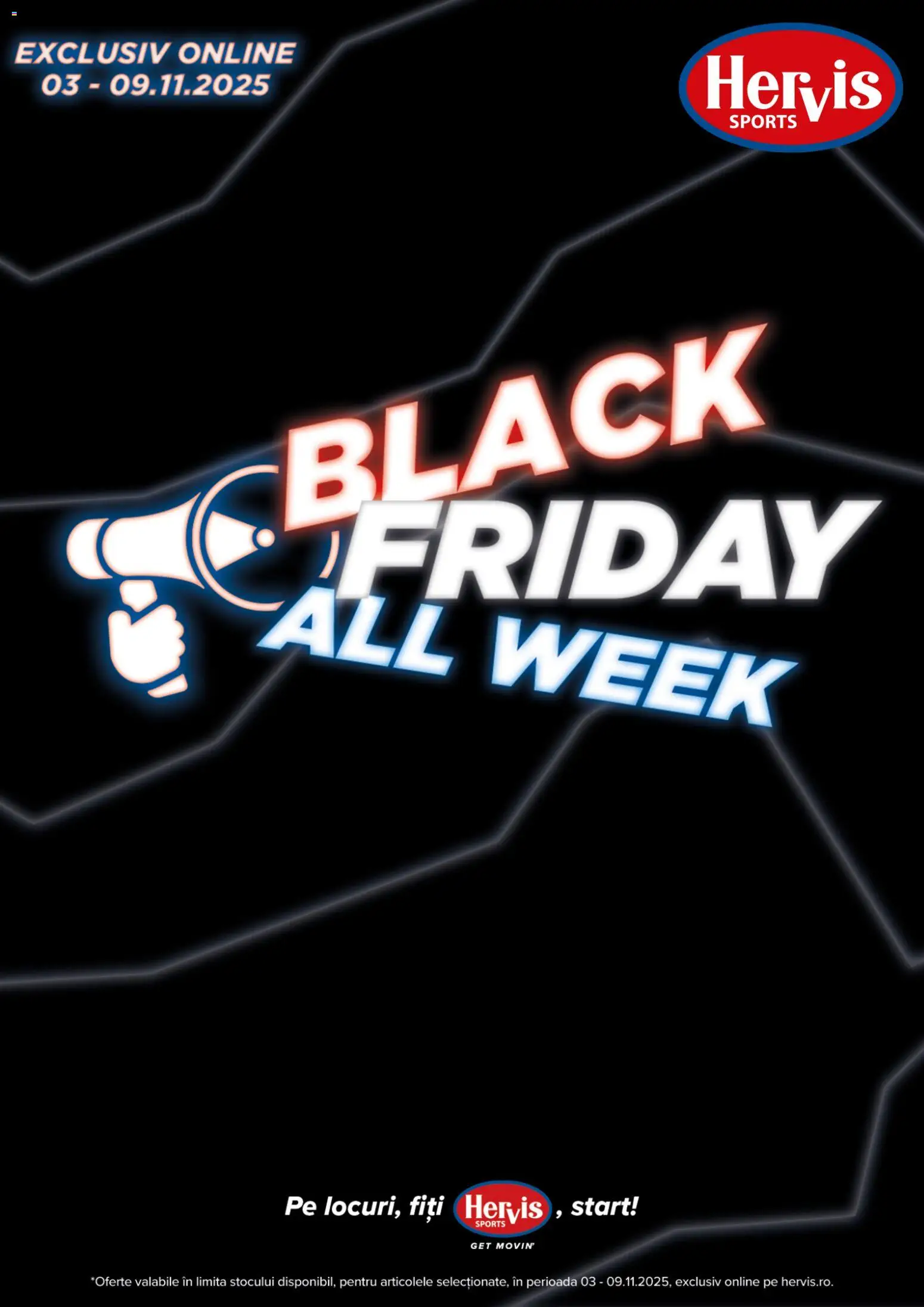 Previzualizarea de cataloage: Hervis Black Friday valabil de la 03.11.2025 - Black