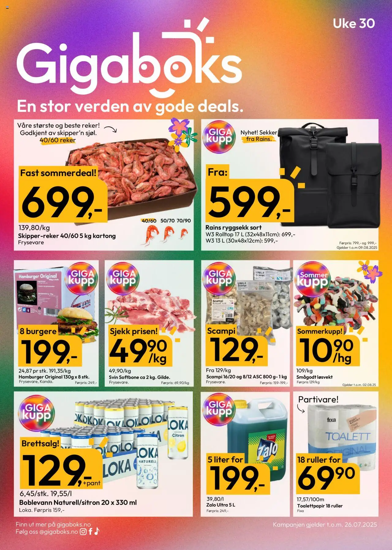 Kundeavis Gigaboks gyldig fra 21/07/2025 - Sidenummer 1