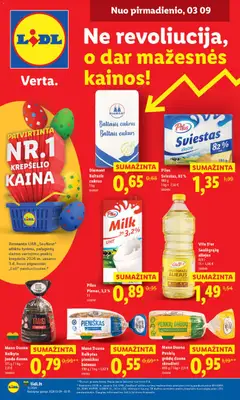 LIDL parduotuvės leidinio LIDL leidinys galiojančio nuo 2026.03.09 peržiūra