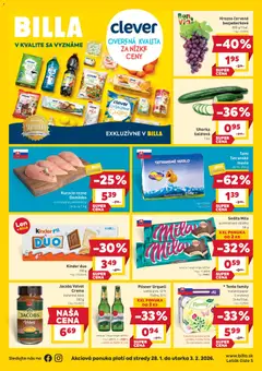Náhľad Billa letáku platného od 28.01.2026