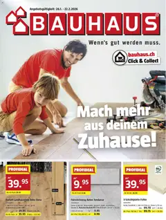 Vorschau des Merkblatts Aktionen vom Shop Bauhaus gültig von 26.01.2026 bis 22.02.2026