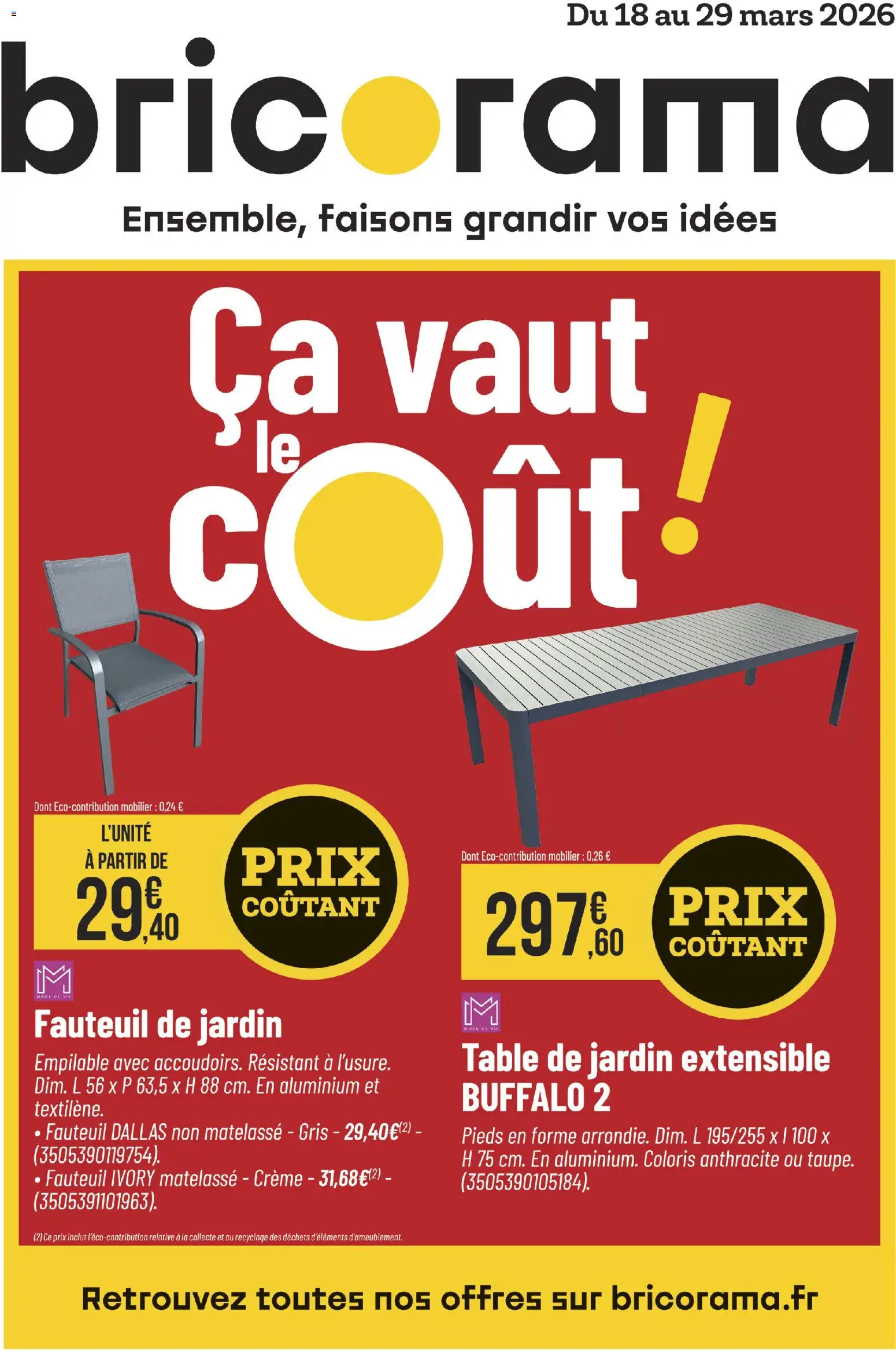 Prévisualisation de Bricorama catalogue du magasin Bricorama formulaire valide 18/03/2026