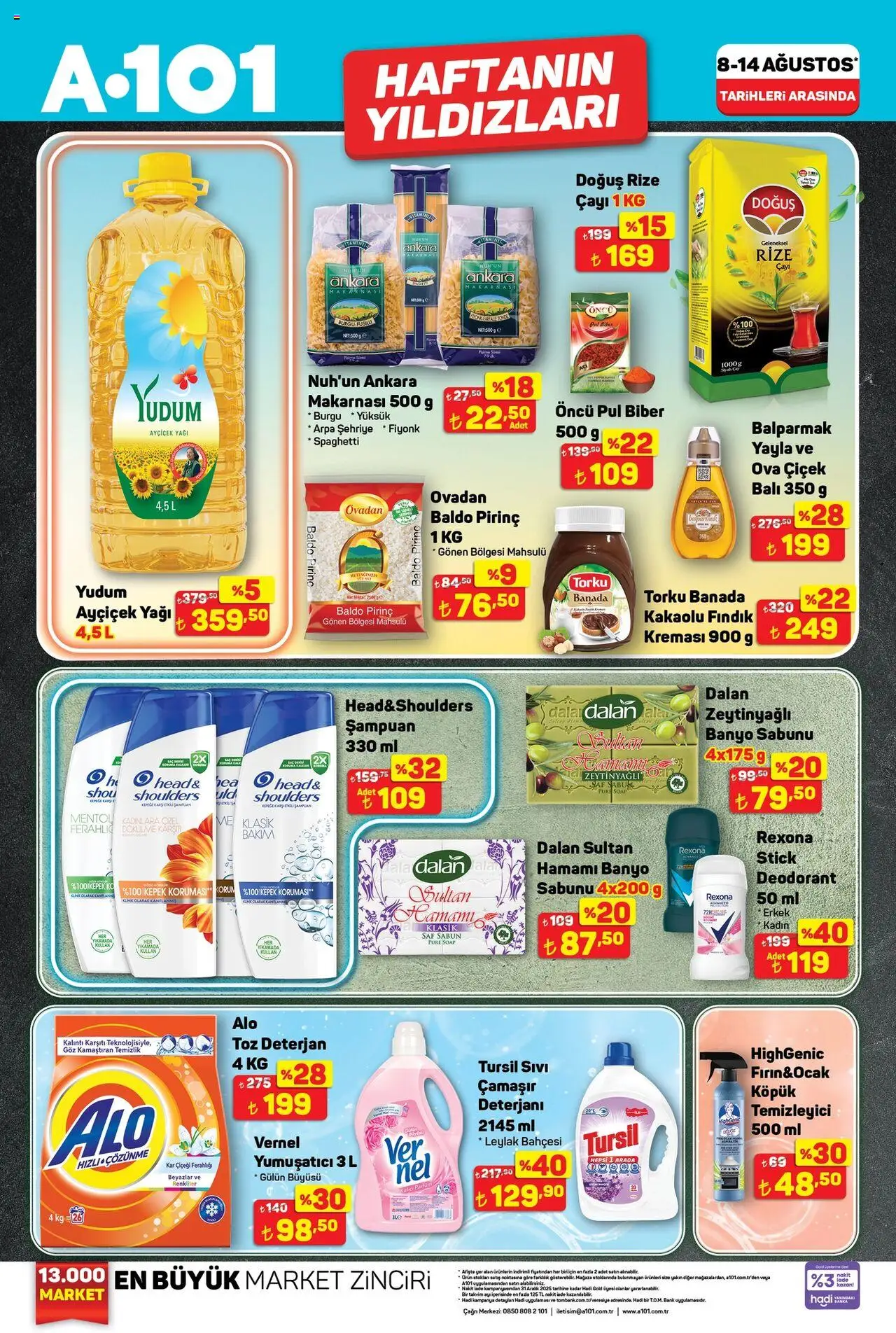 A101 Katalog (08 Ağustos 2025) - Broşür bu hafta - Sayfa numarası 1