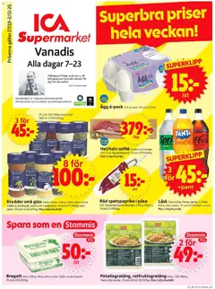 Förhandsgranska reklamblad Stockholm från butik ICA Supermarket gäller från 27/10/2025