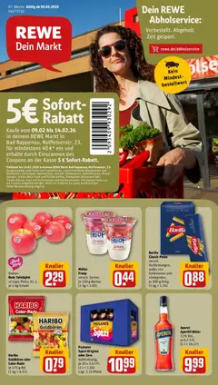 Vorschau von dem Prospekt des Geschäftes Rewe, gültig ab dem 09.02.2026