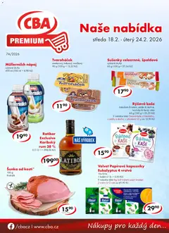 Náhled nabídky: CBA Leták - Premium platný od 18.02.2026