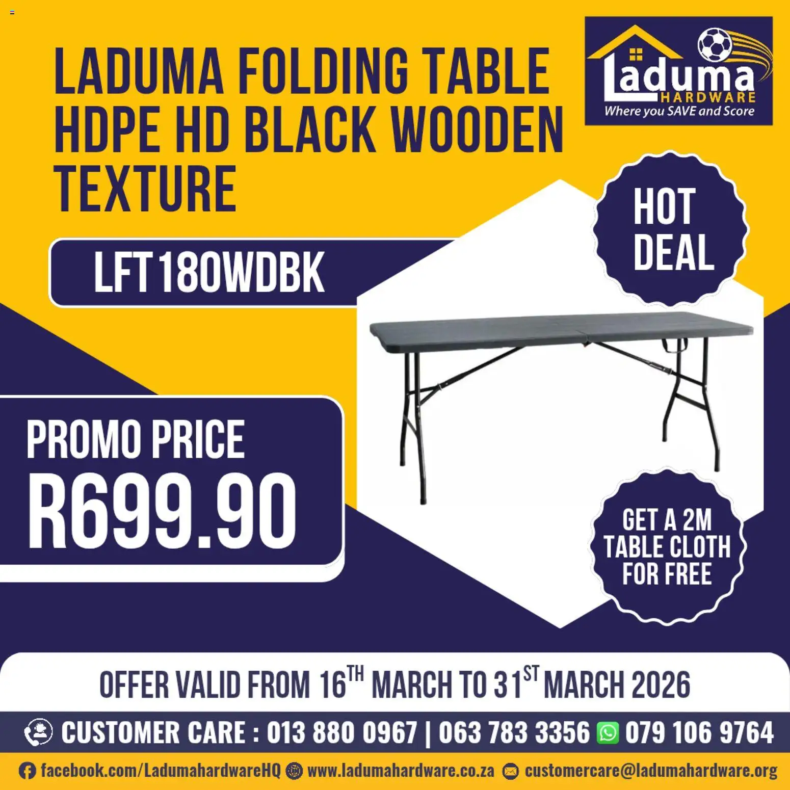 Preview of Laduma Hardware flyer valid from 16/03/2026