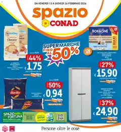 Anteprima dell'opuscolo Attuale volantino dal negozio Spazio Conad valido da 13/02/2026