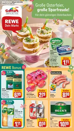 Vorschau von dem Prospekt des Geschäftes Rewe, gültig ab dem 15.03.2026