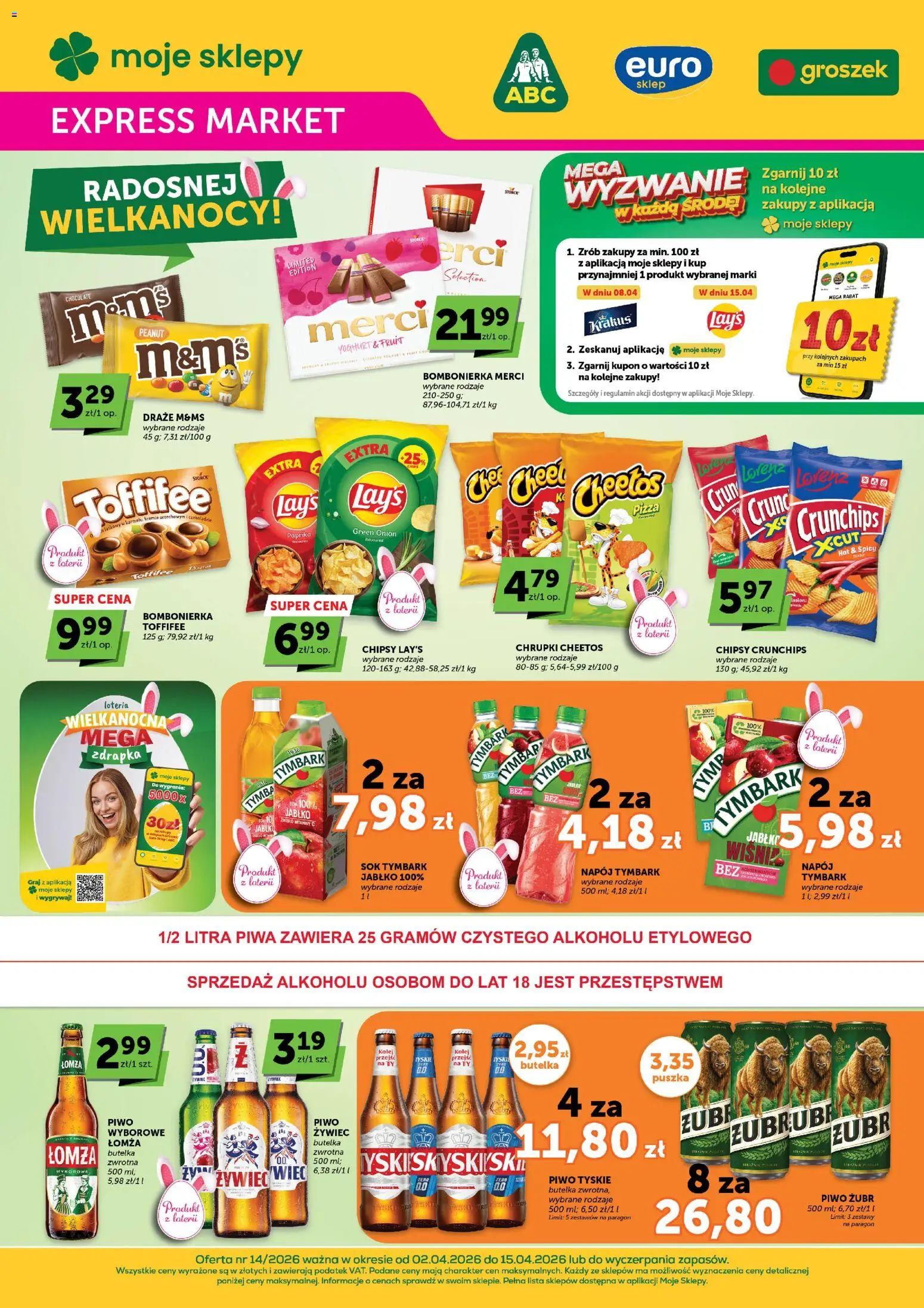 Pogląd gazetki "ABC gazetka - Expressmarket" ze sklepu ABC ważnej od 02.04.2026