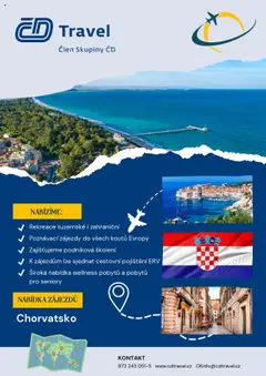 Náhled nabídky: ČD Travel Katalog Nabídka zájezdů platný od 06.08.2025