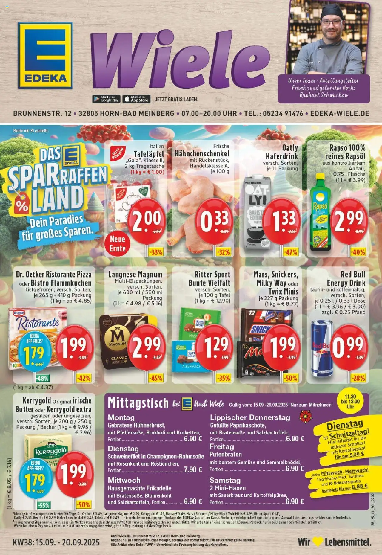 EDEKA Prospekt ab 14.09.2025 - Prospekt Horn-Bad Meinberg Online