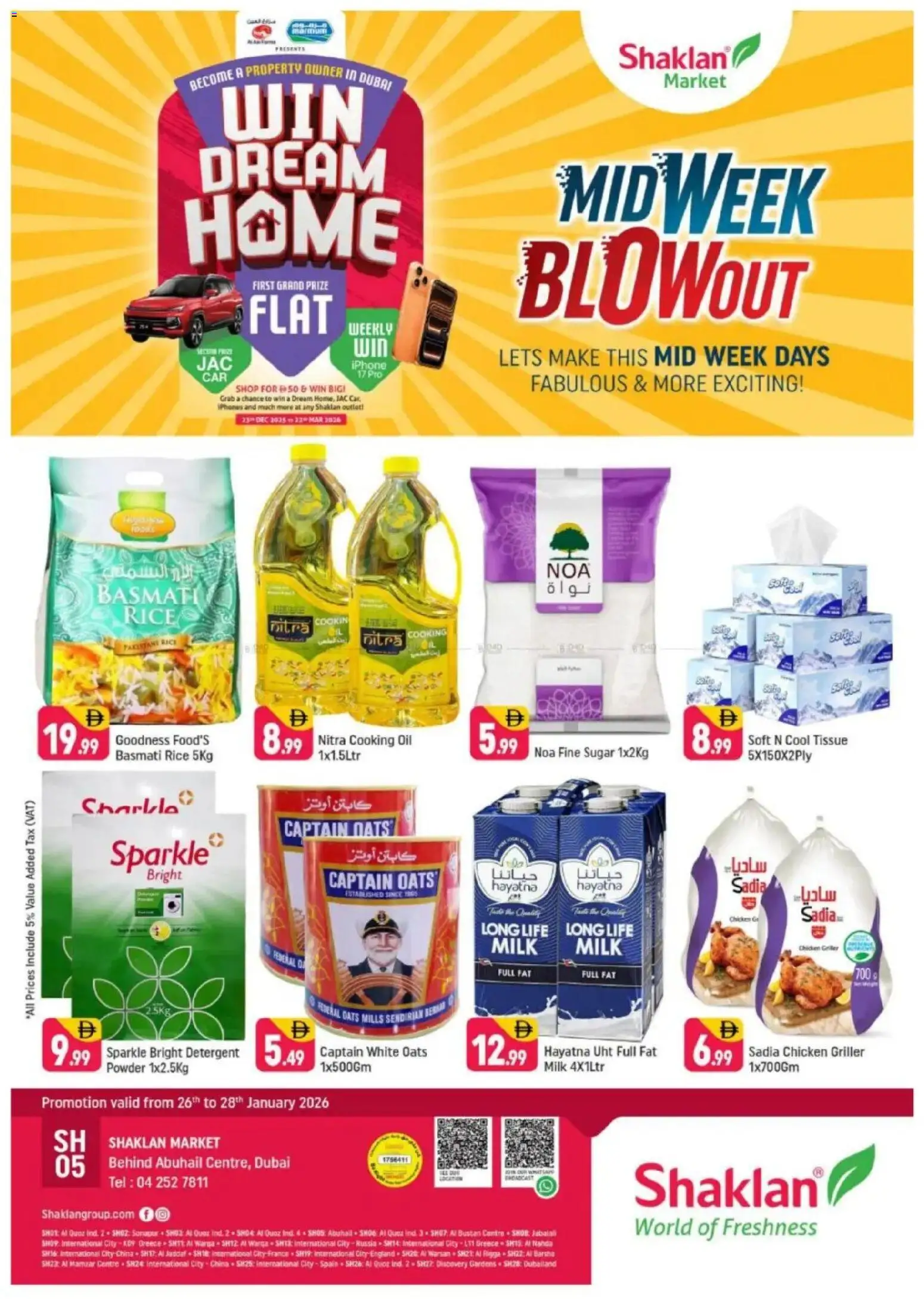 Preview of the catalogue Midweek Blow Out - Behind Abu Hail Centre of store Shaklan valid from 26 Jan, 2026