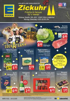 Vorschau von dem Prospekt des Geschäftes Edeka, gültig ab dem 15.12.2025