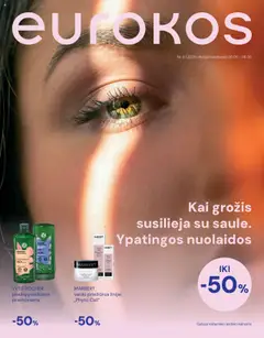 Eurokos parduotuvės leidinio Leidinys galiojančio nuo 2025.08.05 peržiūra