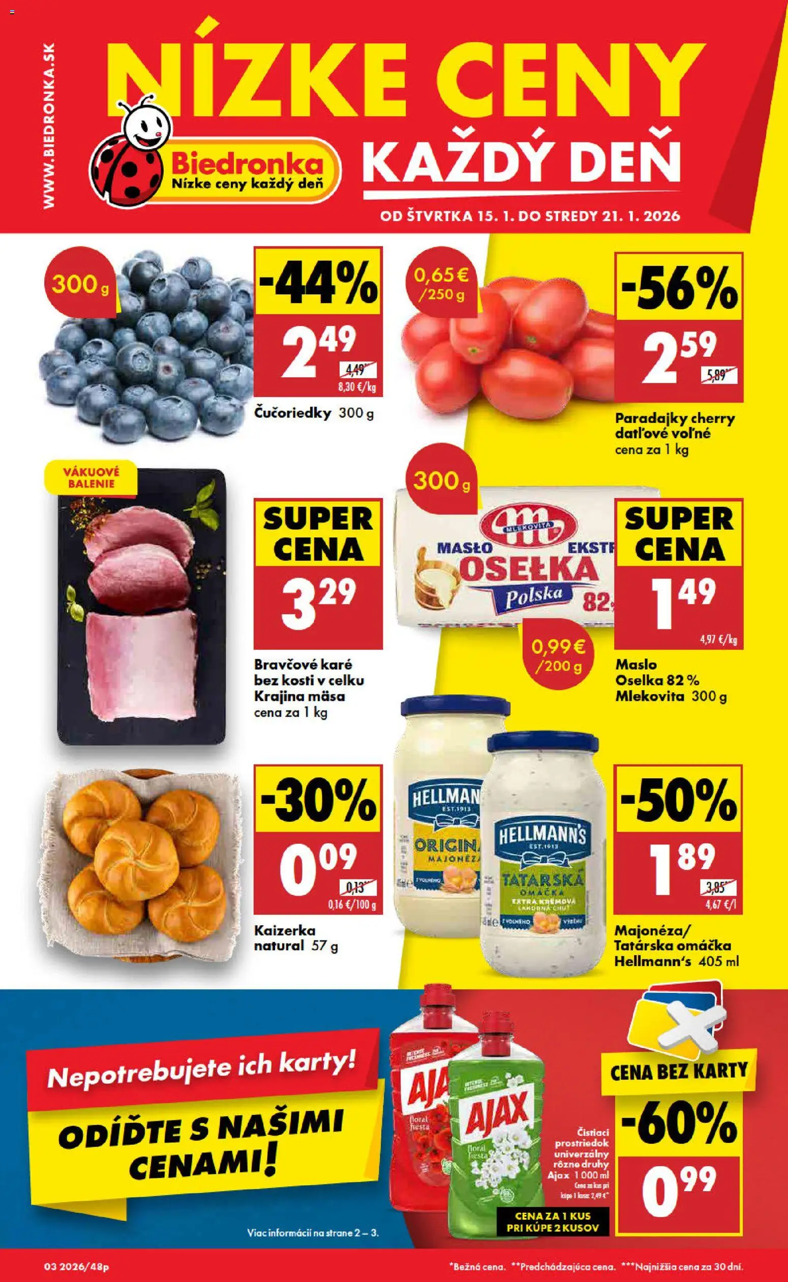 Náhľad Biedronka letáku platného od 15.01.2026